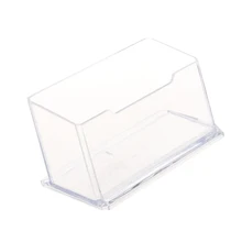Горячее предложение- настольный прозрачный акриловый Органайзер для визиток, коробка для хранения