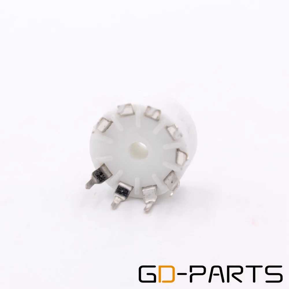 10 шт. керамический 9pin B9A монтажный патрон для 12AX7 12AT7 12AU7 6DJ8 ECC82 5670 6922 Hifi аудио