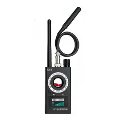 Изысканно разработанный прочный Радиочастотный детектор анти-шпионский детектор камера K18 GSM аудио прибор обнаружения устройств