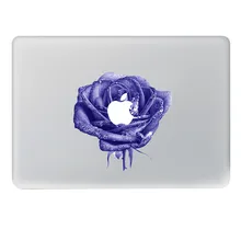 Красивые фиолетовые розы виниловая наклейка Тетрадь Стикеры на ноутбуке Стикеры для DIY MacBook Pro Air 11 13 15 дюймов ноутбука кожи