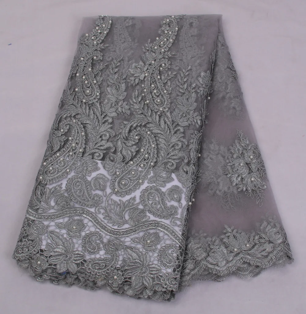 Cheap Price French Lace Fabric High Quality African Tulle Lace Fabric