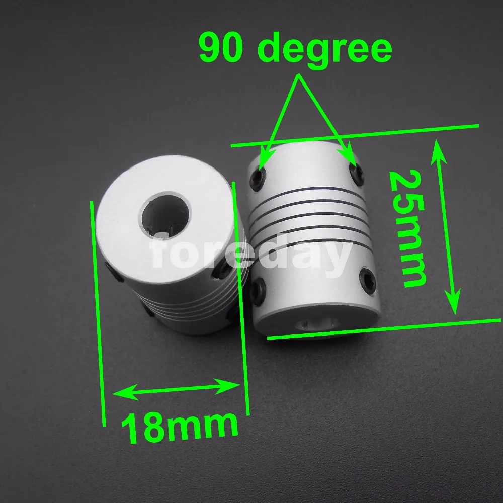 Aluminium Alloy Plum Coupling OD40 L66 Elastic Coupling Servo Motor Coupler BF 8