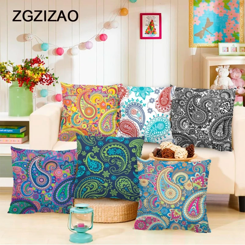 

Cute Pillow Case 45*45 Geometric/Pineapple Leaves Yellow Hug Pillowcase Multi-purpose Cushion Home Office poszewki na poduszki