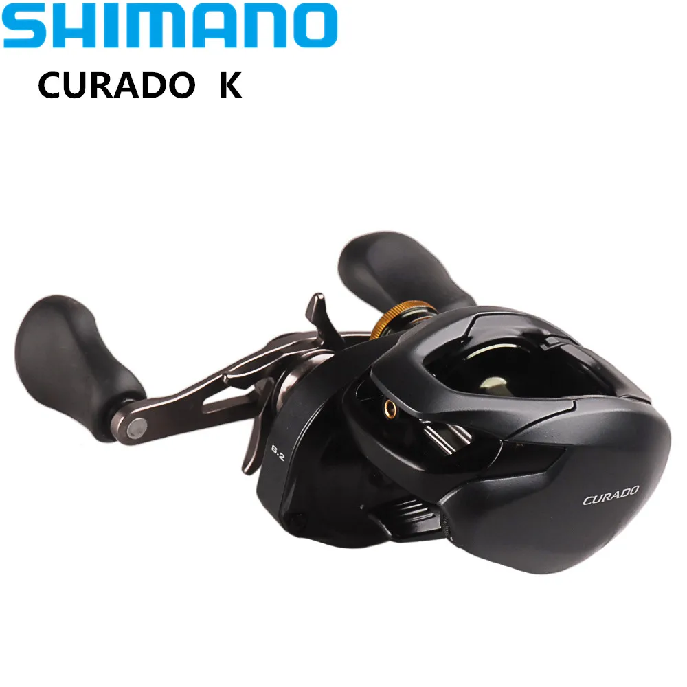 

100% Original SHIMANO CURADO K Low Profile Spinning Fishing Reel 200/201 200HG/201HG 6+1BB Hagane Body Bait Casting Fishing Reel