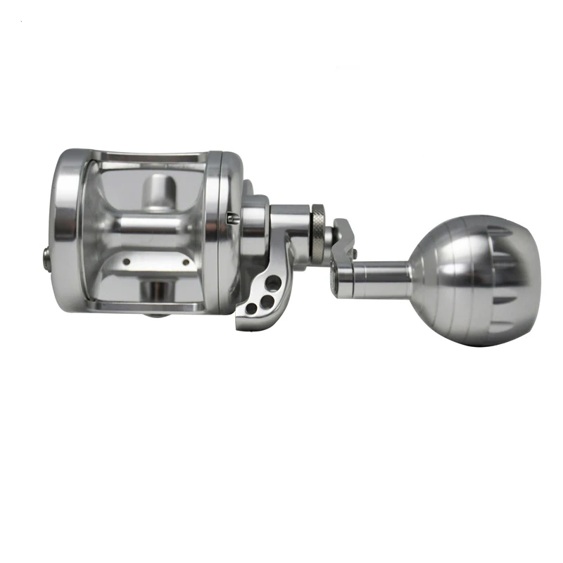 Salgada do Carretel de Jigging Feito à Máquina Carretel de Punho Cnc de Alumínio do Carretel de Corrico de Água Lento 25-30kg Ta300 Direito Carretéis 2020 10 W-30 w Mod. 1230755 15 Esporte e Lazer