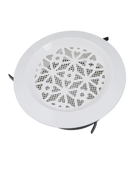 

White RV Air Vent Grille with Cover For Camper Van Caravan Air Extract Ventilation Round Ducting Ventilation Grilles 200MM