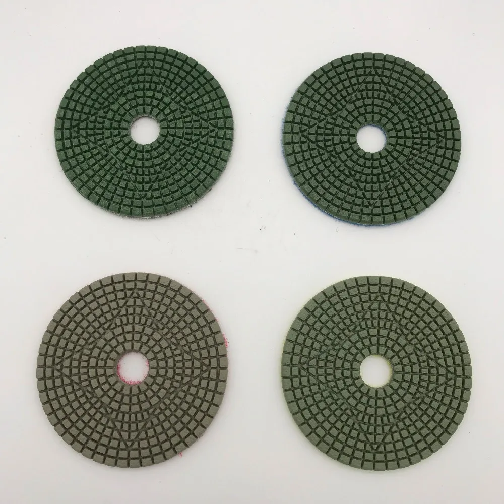 4 Step Polishing Pad Premium Grade Flexible Diamond Polishing Pad for