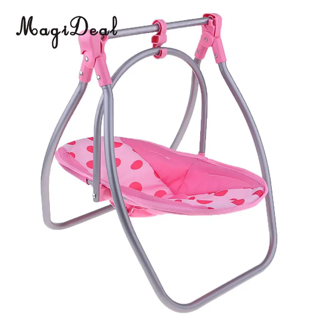 Doll Swing Carrier Seat High Chair Kids Pretend Toy Role Playing for Nursery Rom Dollhouse Furniture Accessories