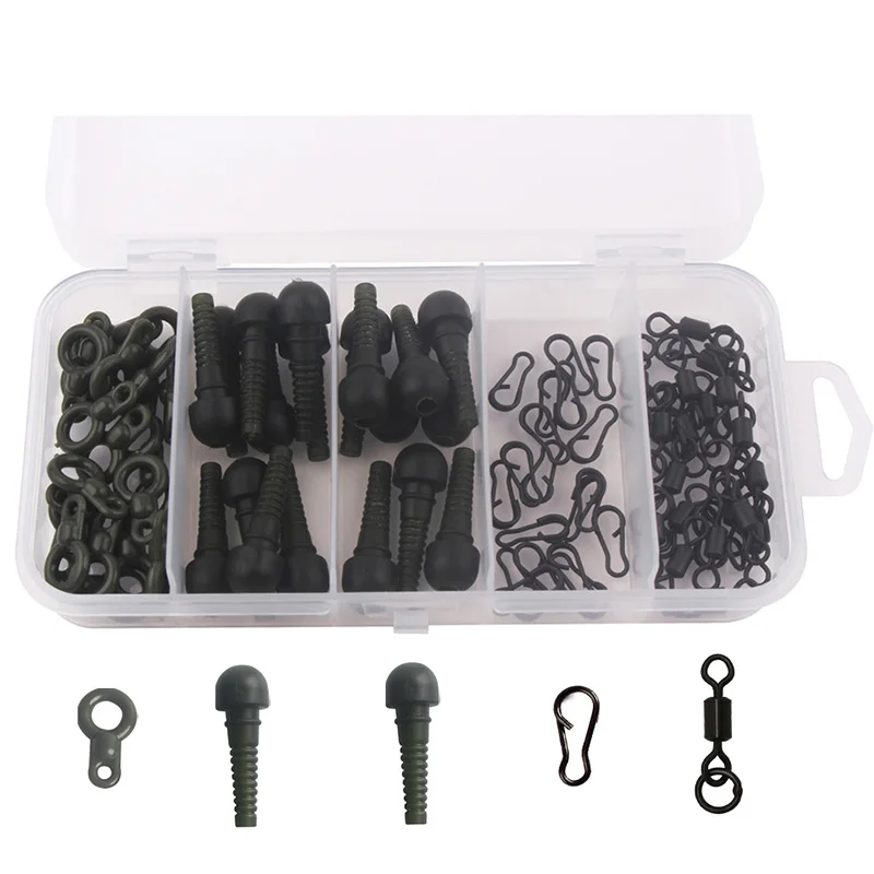 

European coiling screw sleeve fitting set with octagon ring single ring matte black pin combination