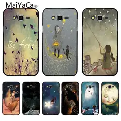 MaiYaCa звезды и луна уникальный Дизайн Высокое качество телефон чехол для samsung Galaxy S7 S6 S5 S4 S3 S3Mini S4Mini крышка