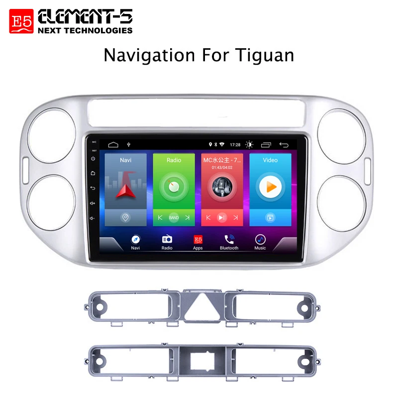 Best Full Touch Screen Car Android 8.1 Radio Player For V W tiguan 2010-2018 DSP GPS Navigation Video Multimedia Built in Bluetooth 1