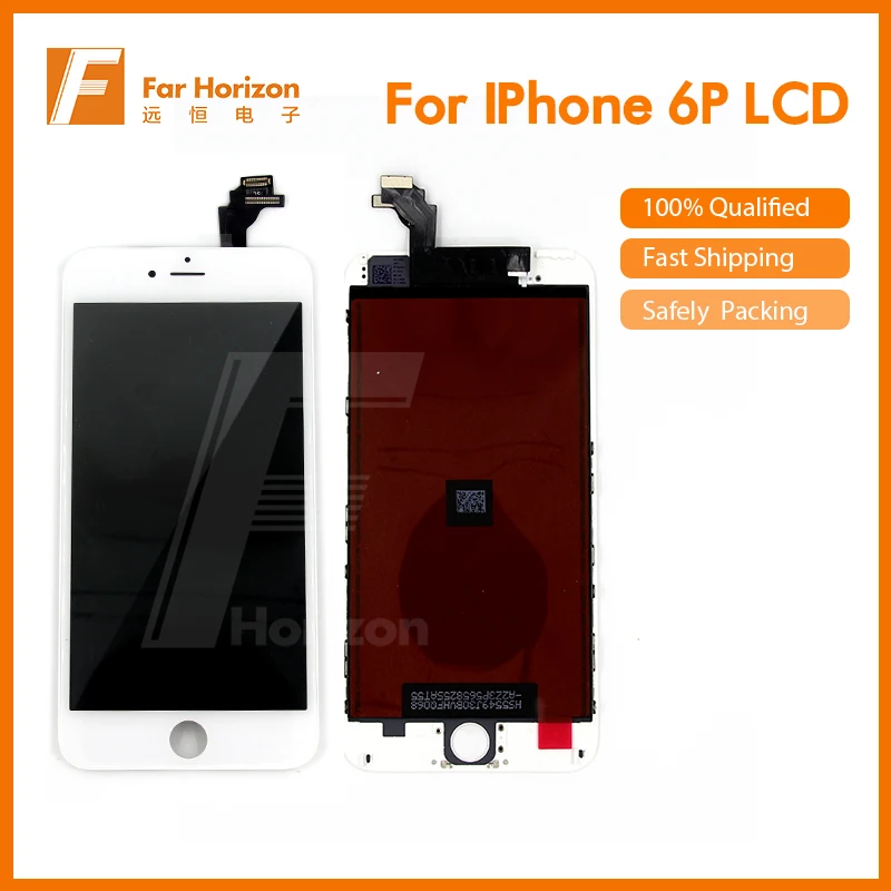 50 шт./лот для iPhone 6 Plus ЖК сенсорный экран дигитайзер полный комплект дисплей и