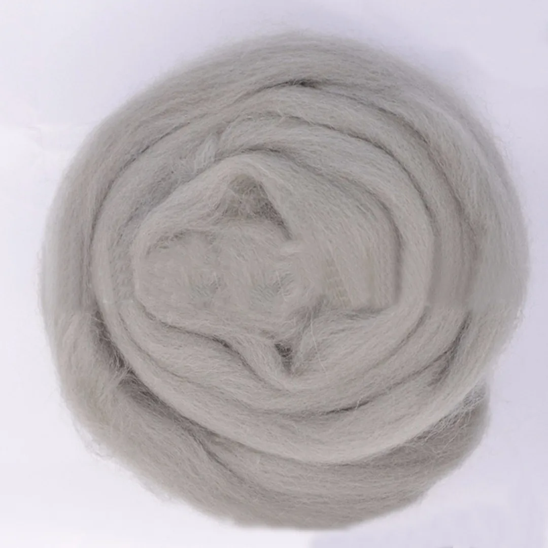 1 Set 5g 17 Colors Merino Wool Fibre Roving For Needle Felting Hand Spinning