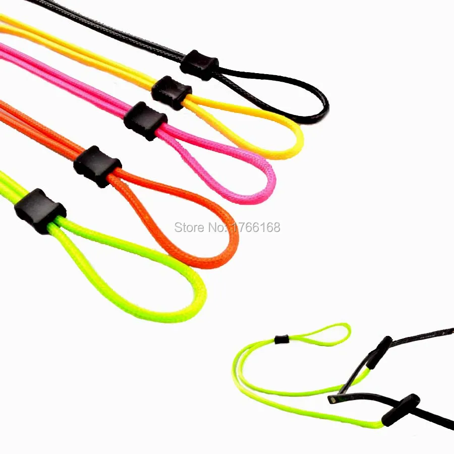 

New adjustable Wax Eyeglass Cord colorful outdoor sport wax Glasses neck strap String rope Band 5colors