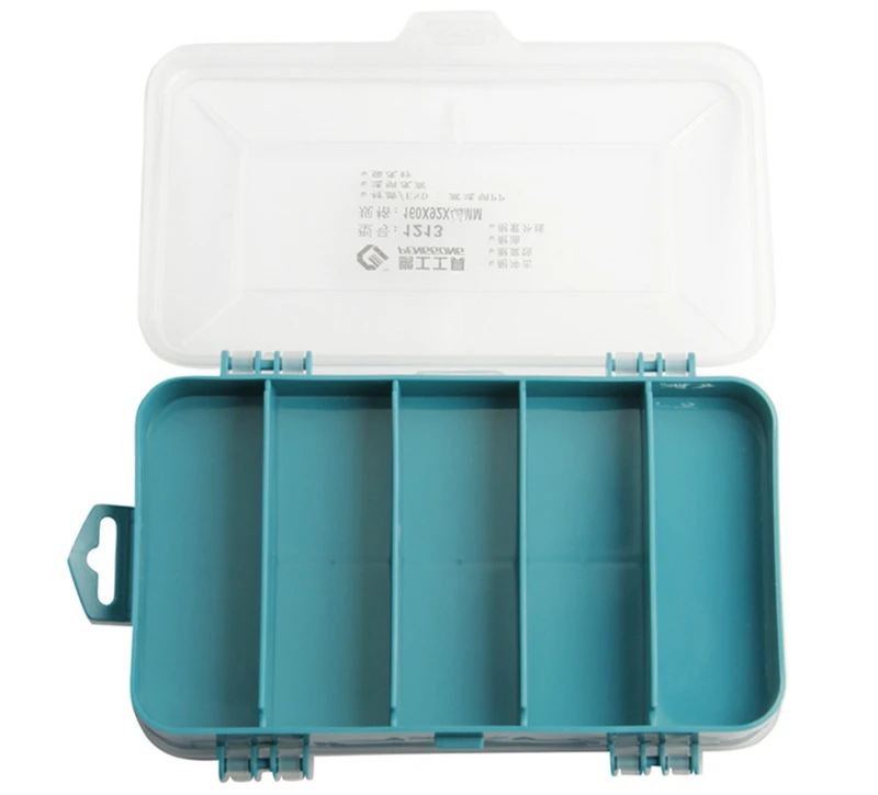 Прозрачный ящик для инструментов двухсторонний пластиковый ящик для инструментов многофункциональный ящик для инструментов
