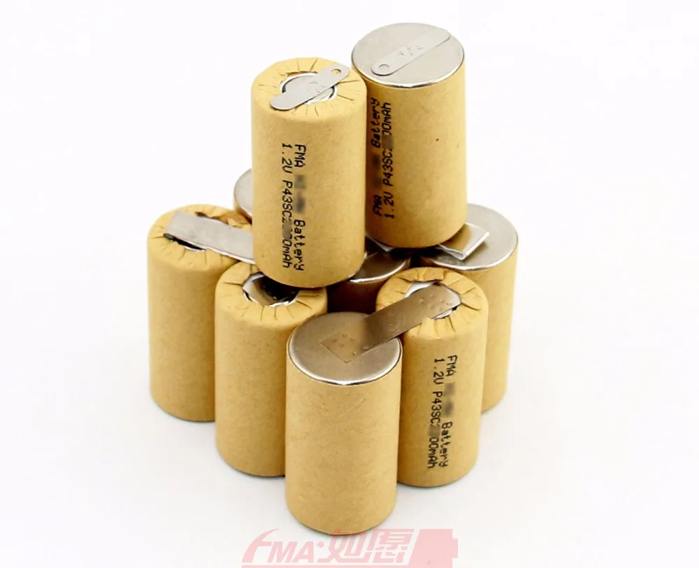 Ni MH Sub C SC 12 В 1600 2200 3000 мАч аккумуляторная батарея DIY Makita 6317D 6271D Drill Cell 10SN P07|rechargeable