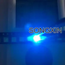 500 шт. 5050 Ледяной Синий smd led Plcc-6 smd 5050 Небесно-Голубой светодиодный ледяной синий прозрачный синий диод led 5,0*5,0 мм Чип-3