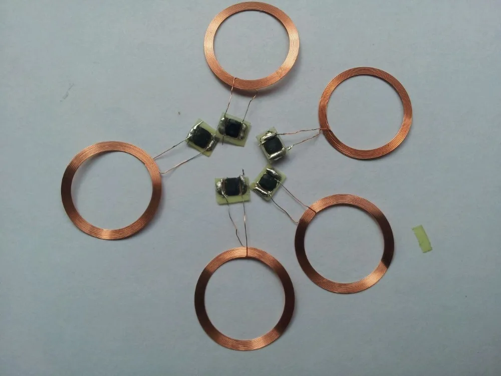 ISO15693 ISO 15693 Code2 SLI чип, COB и антенна RFID IC катушки и антенны 100 шт./лот диаметром 18 мм