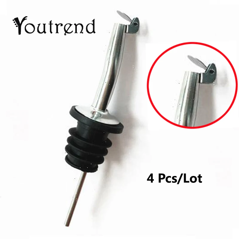 Stainless Steel Wine Bottle Pourer Pourer Oil Cork Bartender Wine
