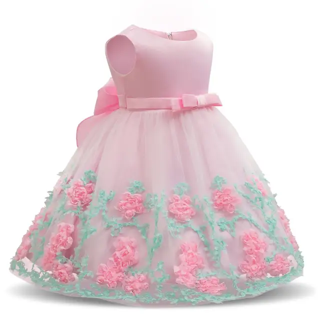 Summer Baby Frocks Newborn Baby Girl Baptism Dresses For Flower