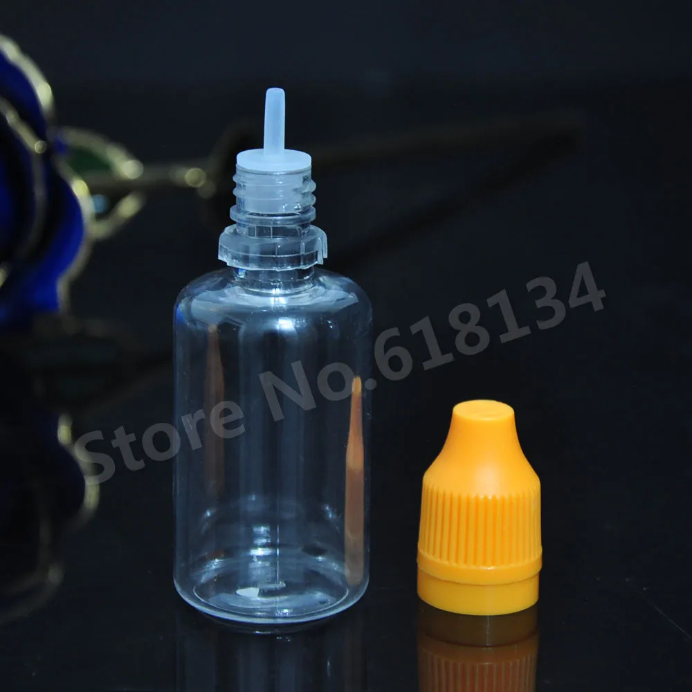 Free shipping 2500pcs PET 30ML Plastic Dropper Bottles With Childproof