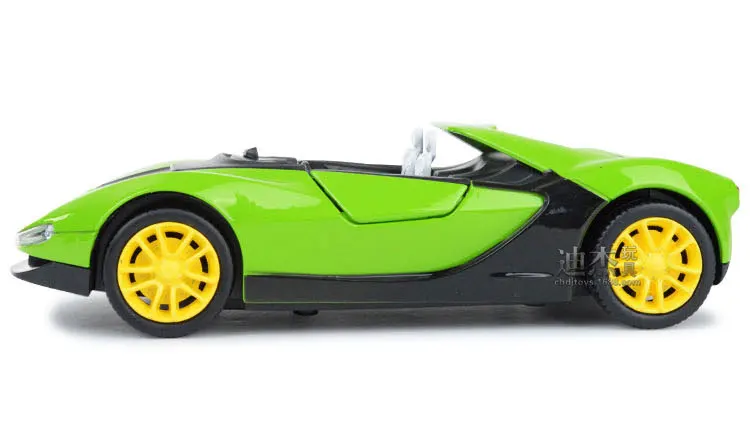 

Kaidiwei Super Star Alloy Car Model Children's Acousto - Optic Reflexive Toy Sports Race Car Pull Back Flashing Sound Kid's Toys