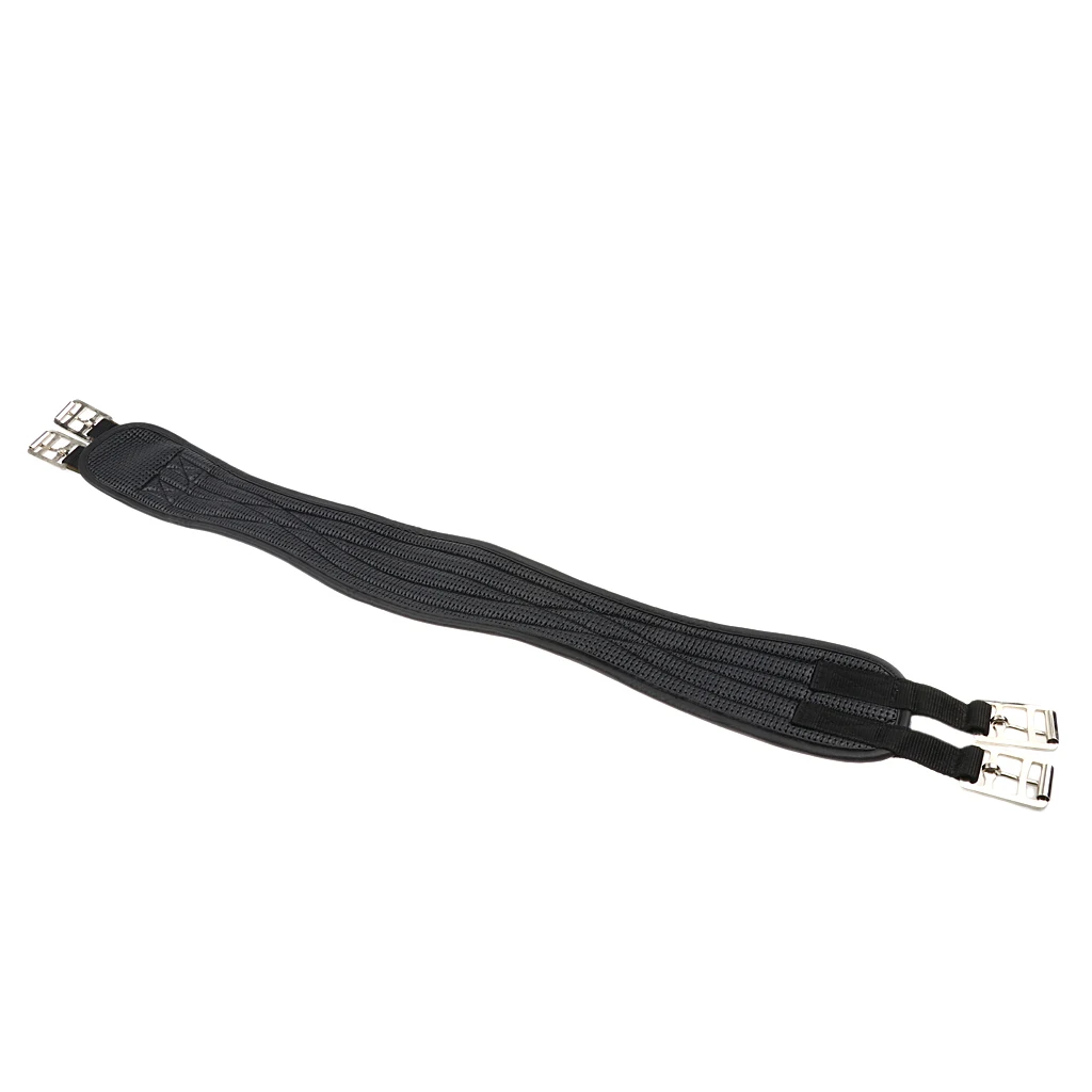 2019 New Hot Selling Padded Equestrian Non Slide Horse Girth with Strap Pony Belly Cinch Buckle 120cm Horse Girth with Strap 