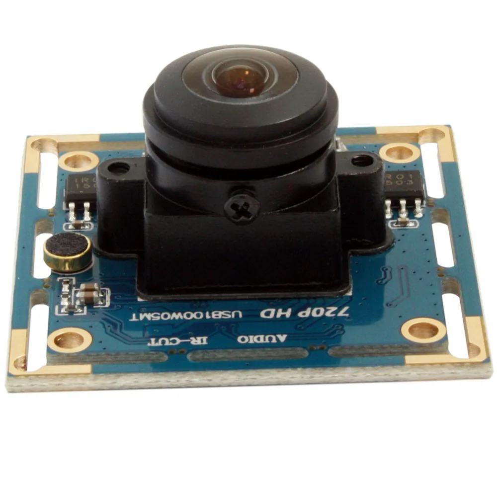 720P hd mini UVC usb веб камера с широким углом фотообъектив M12 рыбий глаз модуль для