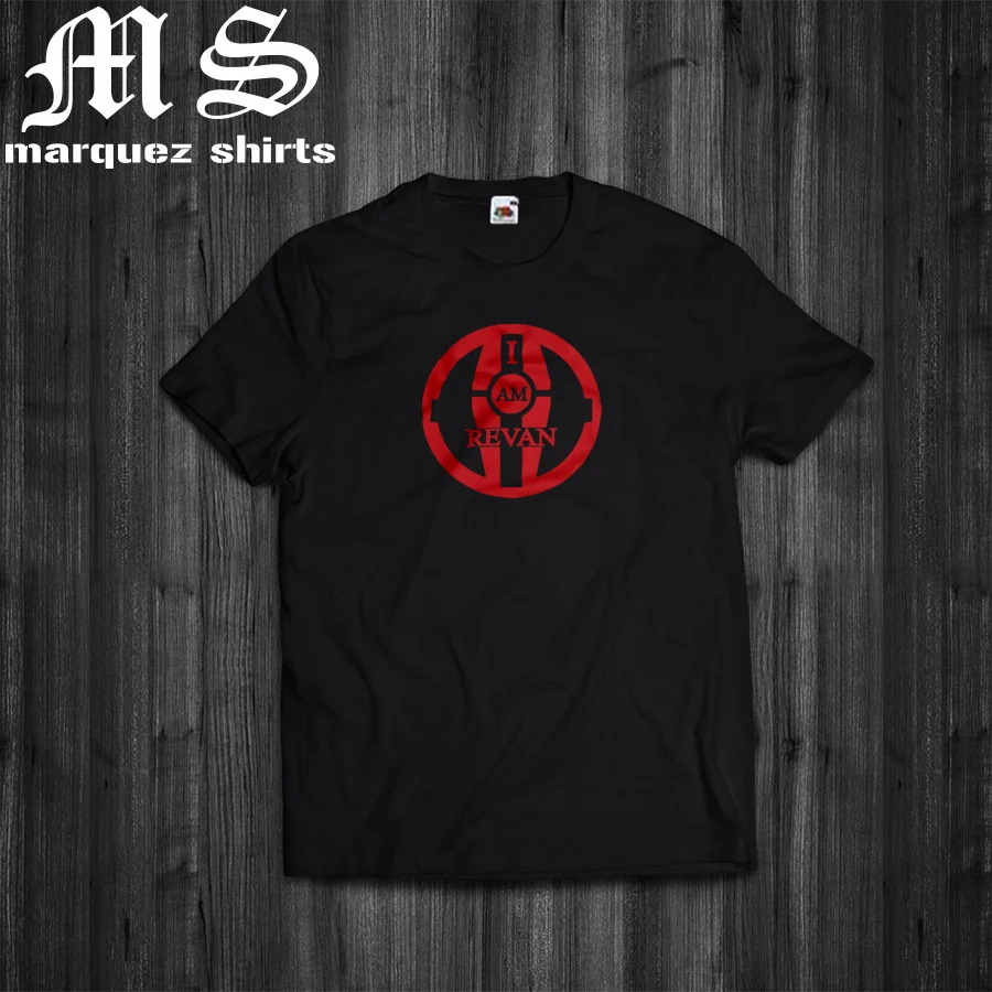 Футболка с надписью I am Darth Revan Star Wars Inspired tee Старая Республика Sith Cool Casual pride Мужская