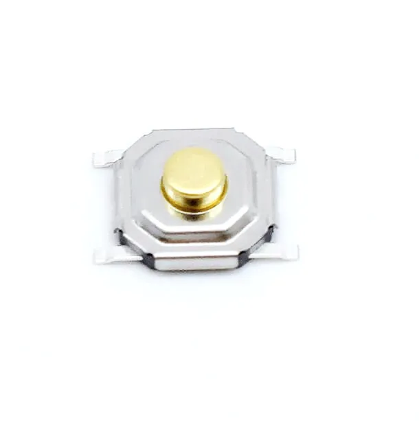 

Free shipping 100PCS/LOT 4*4*1.5mm Tactile Push Button Switch Tact Micro Switch 4-Pin 4x4x1.5H SMD Push Button Tact Switch