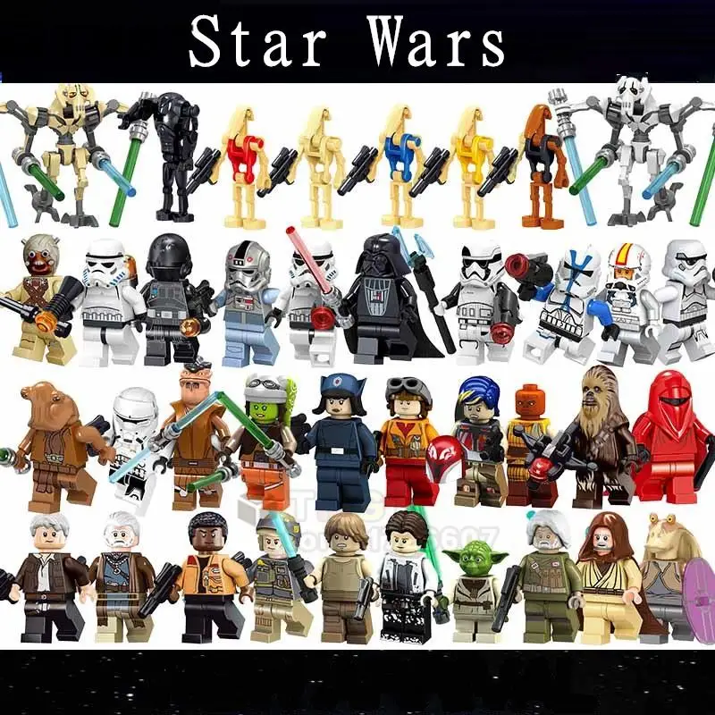 

Single Sale Luke Skywalker Rebel Pilots Sabine Wren Character Building Blocks Toys For Children