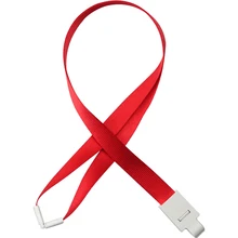 15 мм шнурок для ключей ID Держатель карты с безопасным замком 6722