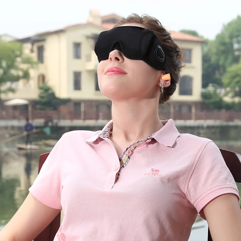 Новинка 3D Губка для глаз маска сна повязка на глаза защиты от света забота о