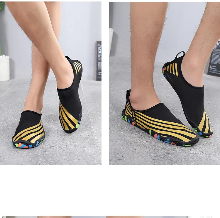 Esporte de Água ao ar Sapatos de Natação Descalço à Beira-mar Livre Sapatos Unissex Latente Wading Condução Fitness Lazer Água Praia Tênis 32 Esporte de água ao ar livre sapatos
