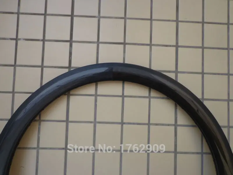 Best 1pcs New 700C 38 50 60 88mm tubular rim Road bicycle 3K UD 12K full carbon fibre bike wheels rim light 25 23mm width Free ship 11