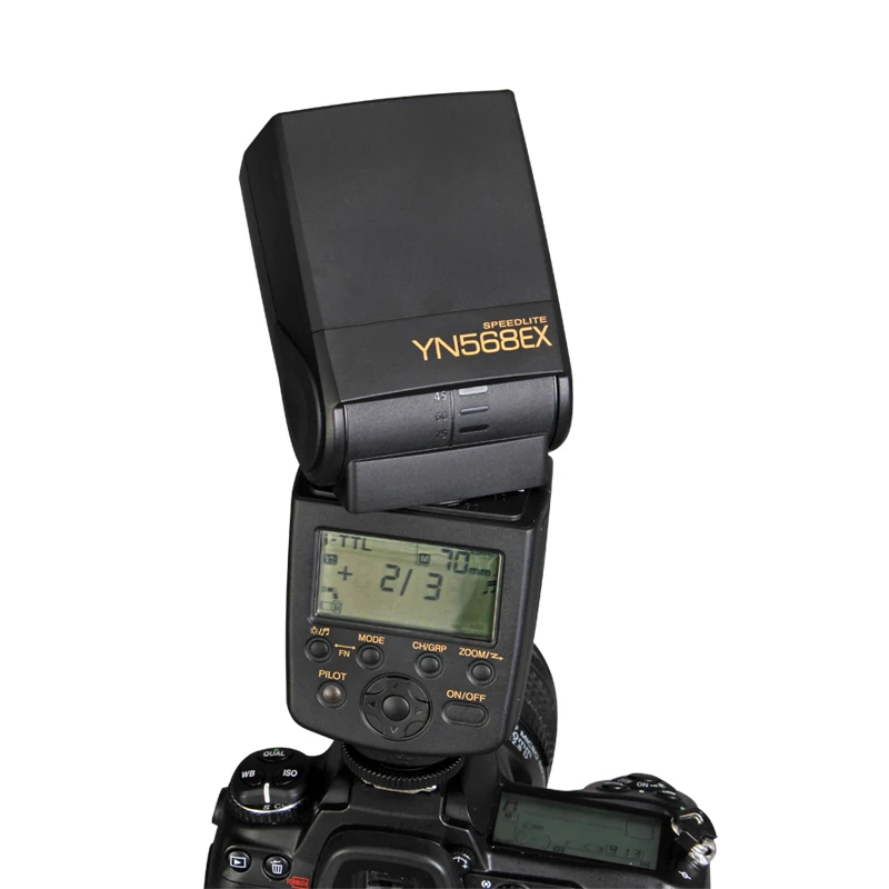 Гарантировано Yongnuo YN-568EX YN-568 EX Беспроводной ведомого TTL Вспышка Speedlite для Nikon D7100 D7000 D5200 D5100 D5000 D3200 D3100