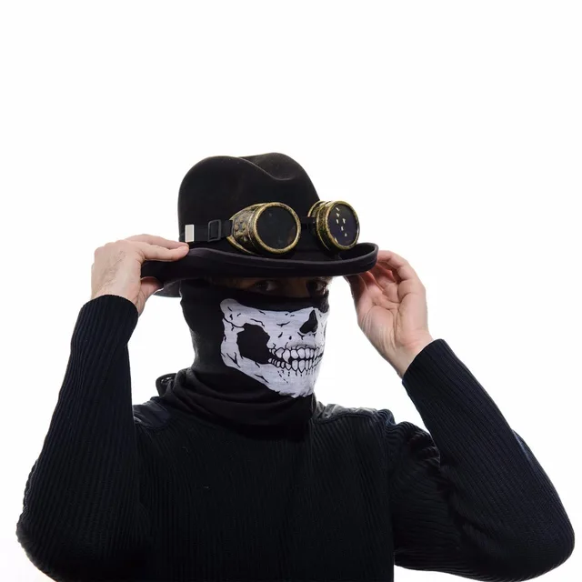 Party Mask 1/2 Piece  SKULL Ghost Face Motorcycle Windproof Mask Outdoor Sports Warm Ski Caps Bicyle Bike Balaclavas Scarf