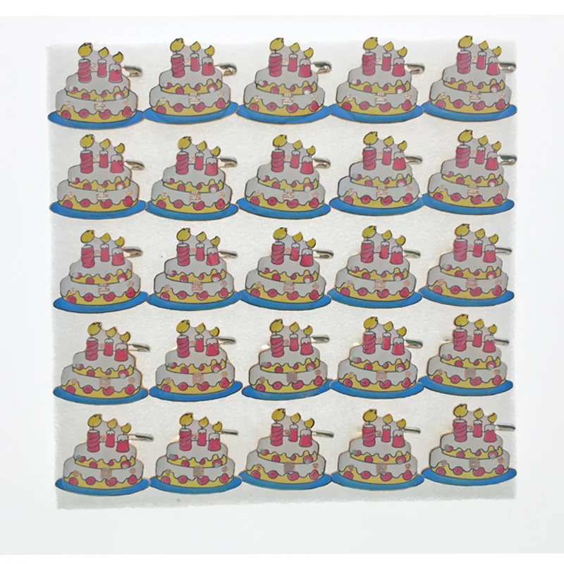 GlowLight UpLuminous FlashChildLed Toy Birthday Cake Brooch Glow In The Dark Birthday Christmas Wedding Party Gift  (4)