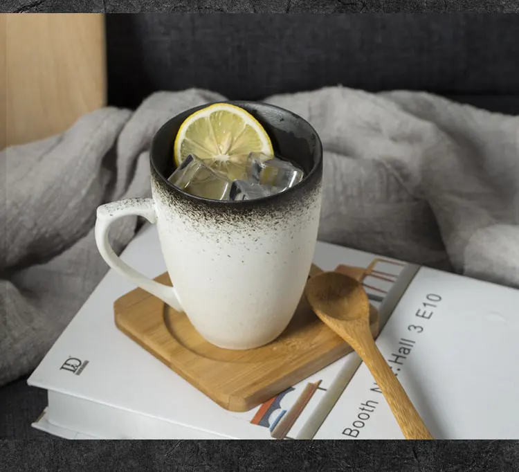 Винтажная чашка для чая в стиле ретро, керамическая чашка, кофейная кружка, чашки для дома и офиса, фарфоровая посуда для напитков, подарок
