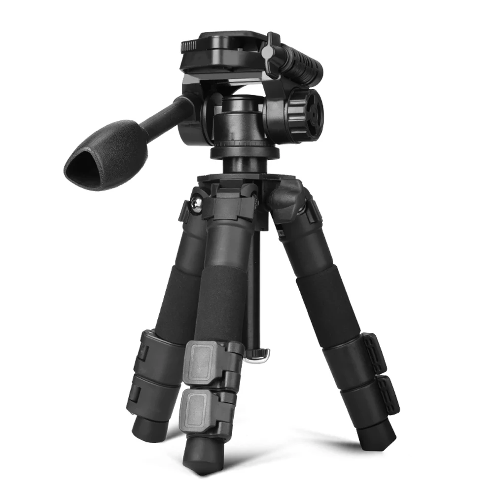 

2018 HOT QZSD Q166S SLR Camera Mini Tripod Desktop Macro Short Portable Travel Stand Small Pocket Panorma Pan head Video Tripod