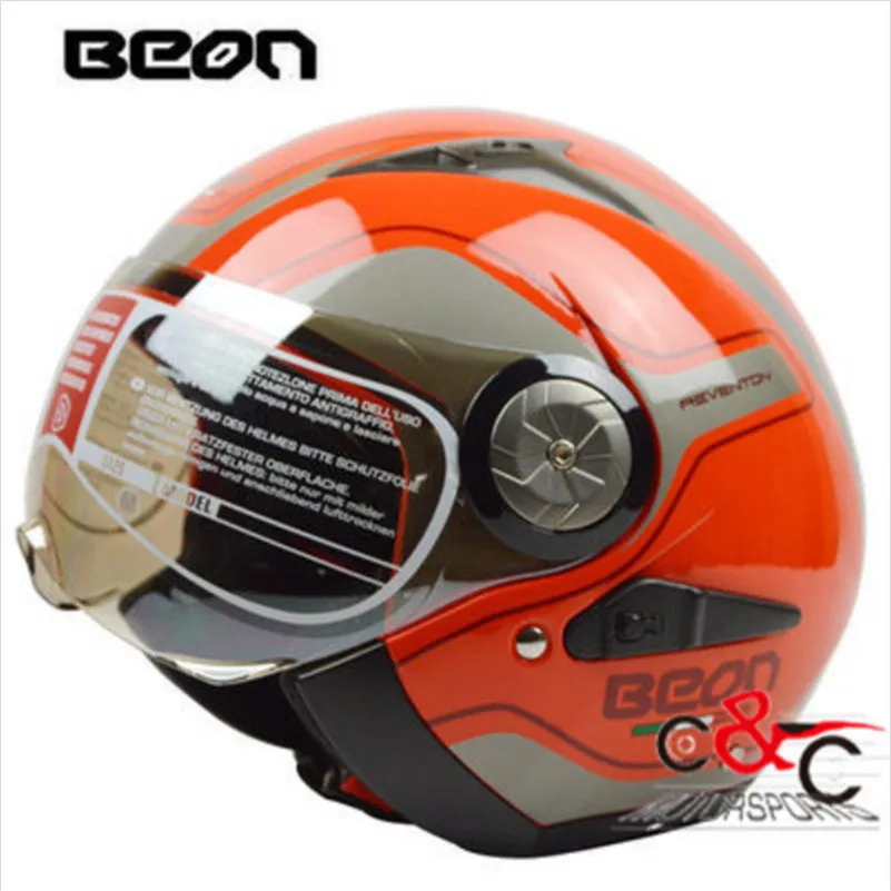 Классический Ограниченная серия BEON Moto rcycle шлем старинные мужские женские Moto Capacete половина шлем утвержденного ЕЭК