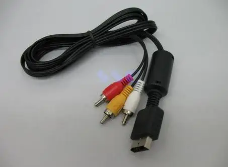 6 'Аудио Видео AV кабель к RCA для PlayStation PS / PS2 PS3 1 5 м в закрытом пакете 500 шт./лот |
