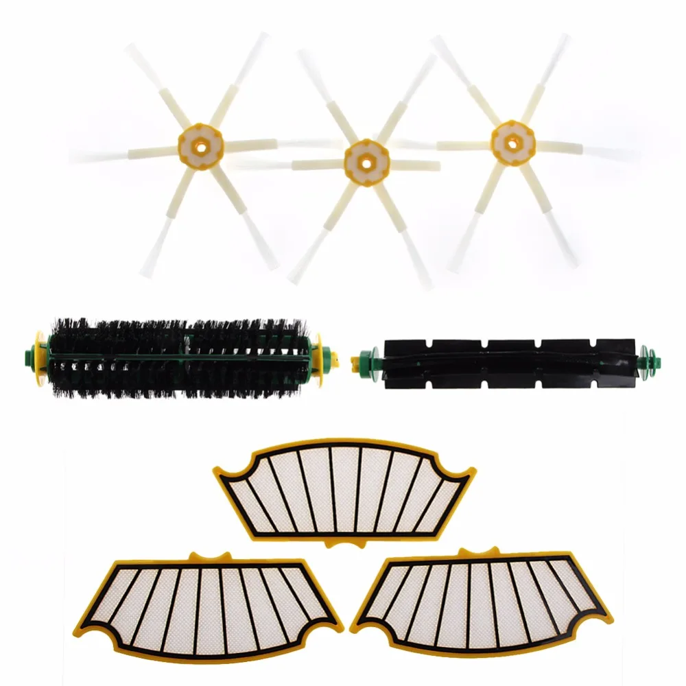 

Filters Brush Parts Kit For iRobot Roomba 500 510 530 535 540 570 560 550 Series