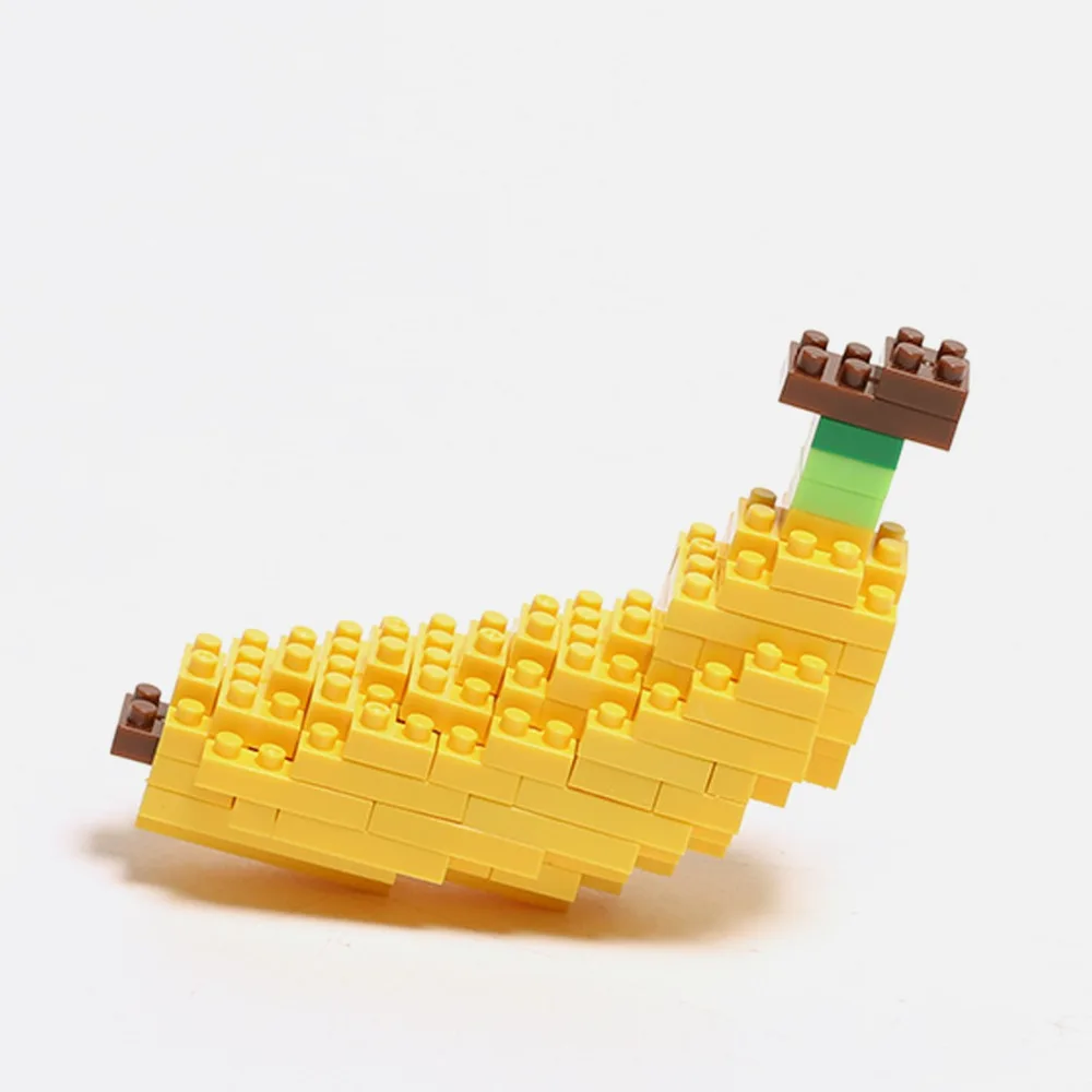 Koop LOZ NanoBlocks Cartoon Leuke Diamond Bouwstenen fruit banaan actiefiguren Onderwijs Kinderen Speelgoed Gift