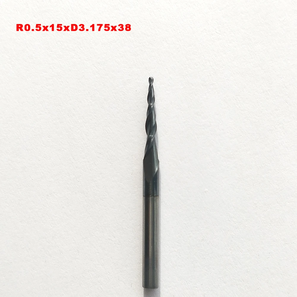 

Хвостовик R0, 5x15xd3.175x38, 3,175 мм, твердосплавные конические концевые фрезы, гравировальные Фрезы с ЧПУ