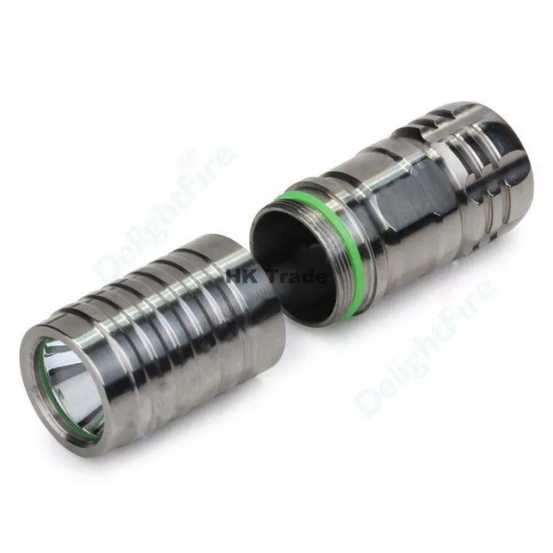TrustFire мини 02 Cree T6 1000LM новейшего дизайна с нержавеющей сталью светодиодный фонарик
