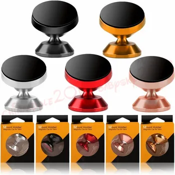 

Magnetic Car Mount Holder Stand 360 Degree Alloy Rotation phone Stand for iphone 7 8 x samsung s8 s9 android phone gps mp3