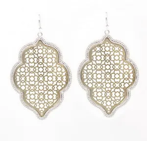 gold filigree with silver