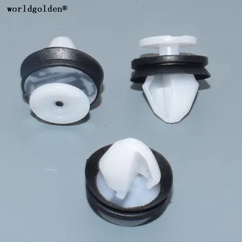 

worldgolden 100pcs auto fasteners Door Trim Panel Retaining Clip for Peugeot 6991Y8 Fiat 9654280780 Renault 7703077469