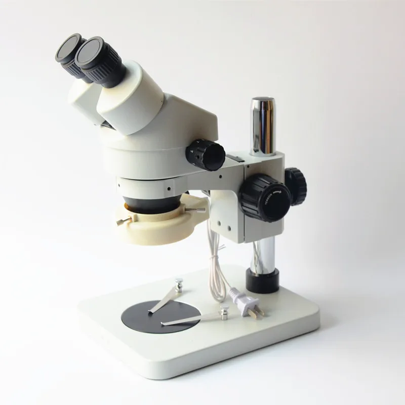 

AIBOULLY SZ-0745 Stereo microscope with LED lights Jewelry jade carving Mobile phone repair welding tools Large field of vision